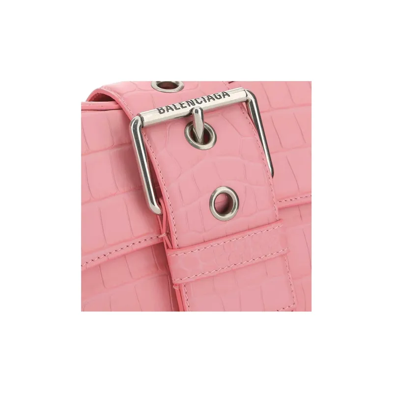 Balenciaga LINDSAY Calfskin Handbag Shoulder Bag Women's Pink-5