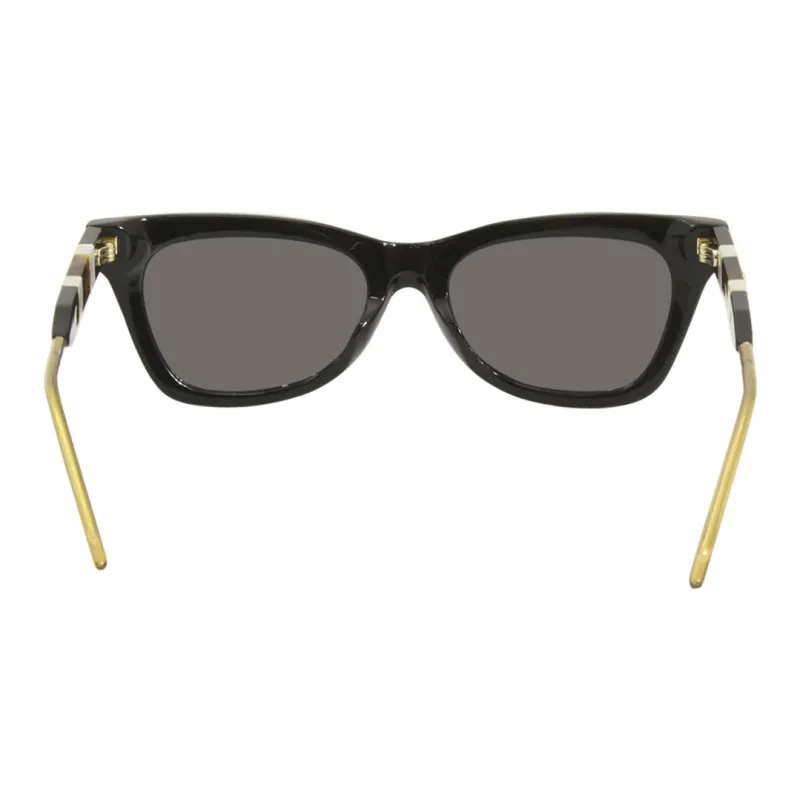 GUCCI Plate Frame Butterfly Sunglasses Women's Black-3