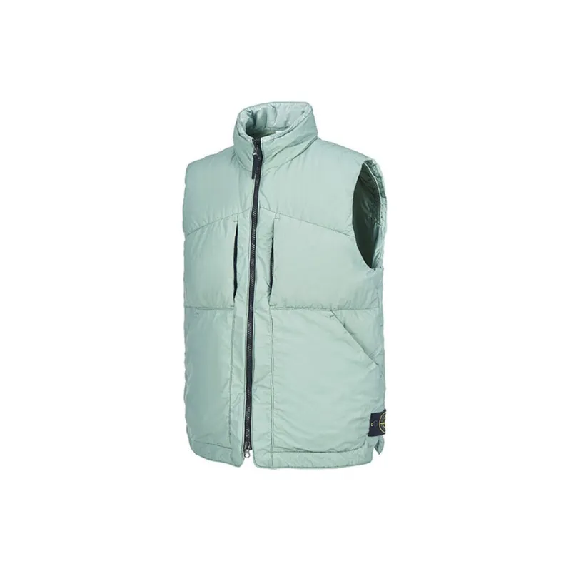 STONE ISLAND Vests Men Light Green-2