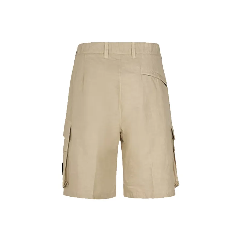 STONE ISLAND SS22 Cargo Shorts Men's Camel-1