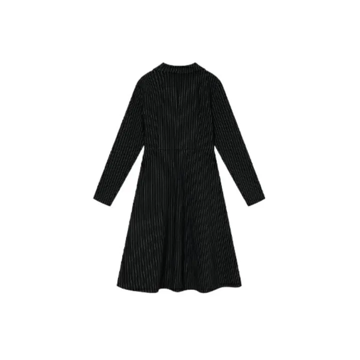 DKNY Long-Sleeved Dresses Women's Black-1