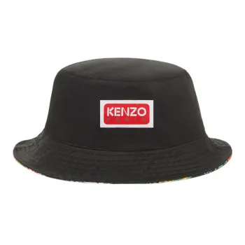KENZO Label Reversible Bucket Hat
