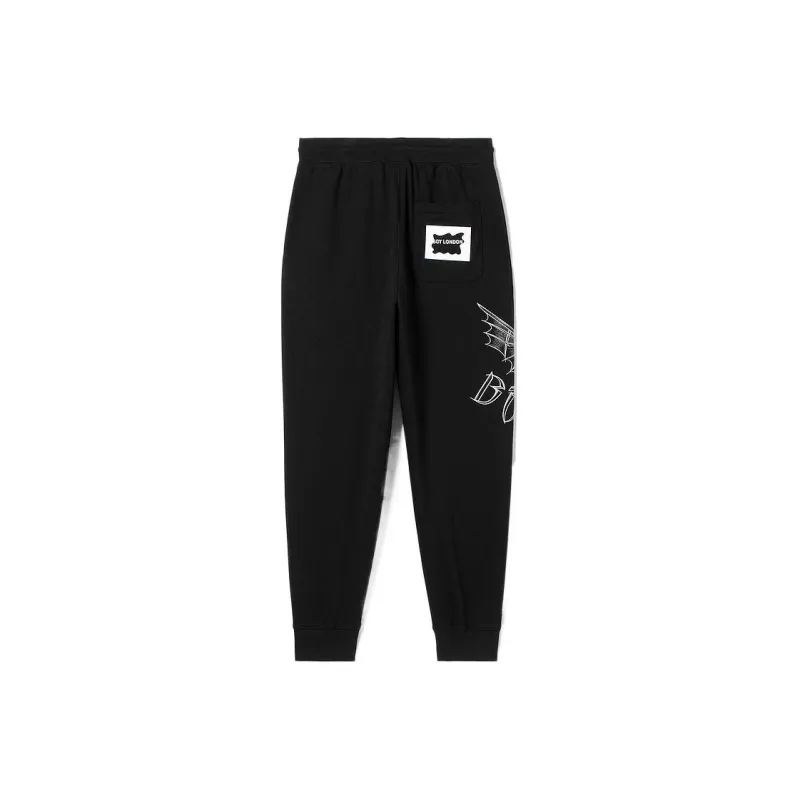 Boy London Knitted Sweatpants Unisex Black-1