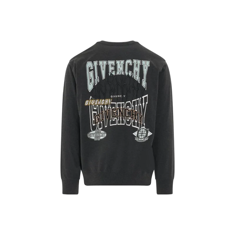 Givenchy Sweatshirts Men Charcoal Gray-1
