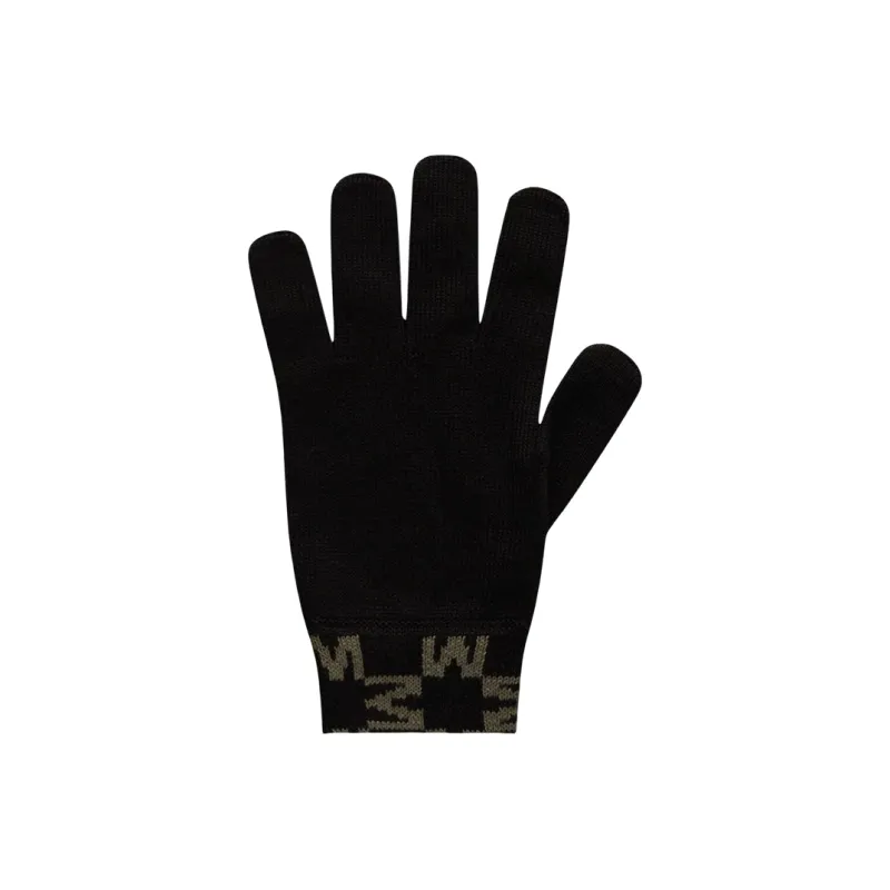 Moncler Knit Gloves Men's Black-1