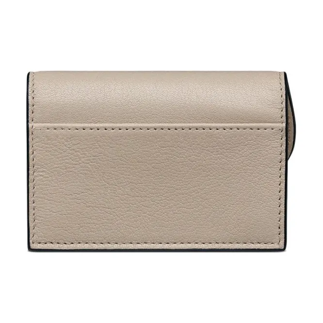 DIOR Saddle Sheepskin Card Holder Women's Sand-3