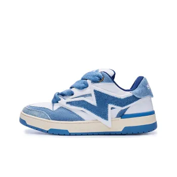 SIMPLE RIMLESS SRME LIGHTNING 01 Skateboard Shoes Unisex Denim Blue