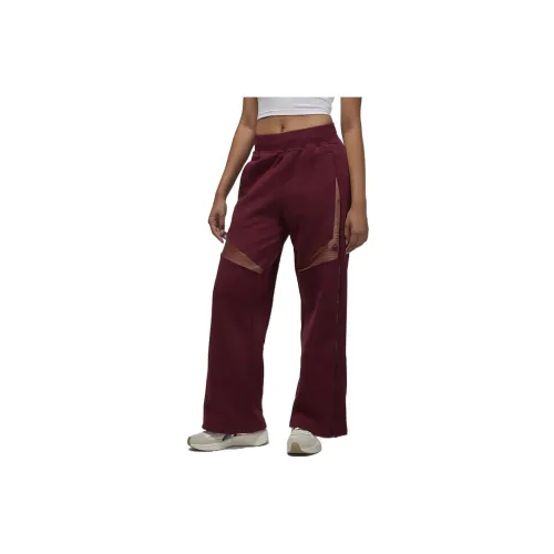 Jordan Knitted Sweatpants Women's Cherry Red