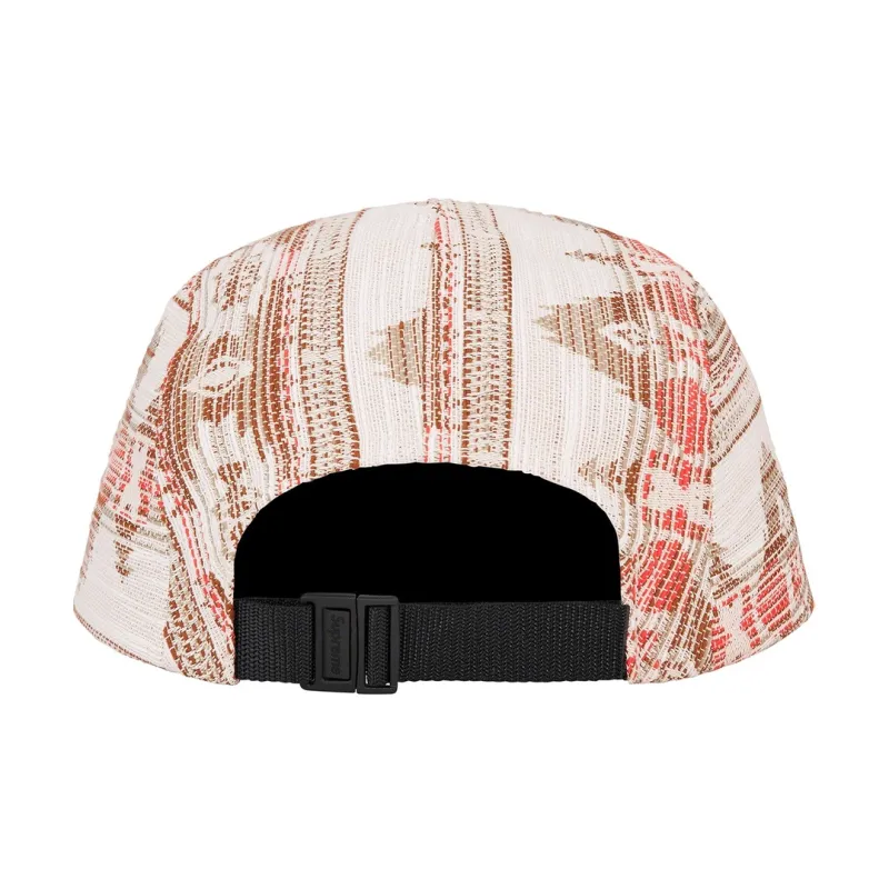 Supreme Woven Pattern Camp Cap-5