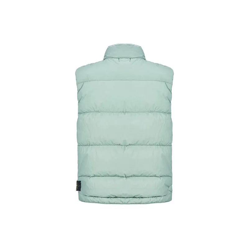 STONE ISLAND Vests Men Light Green-1