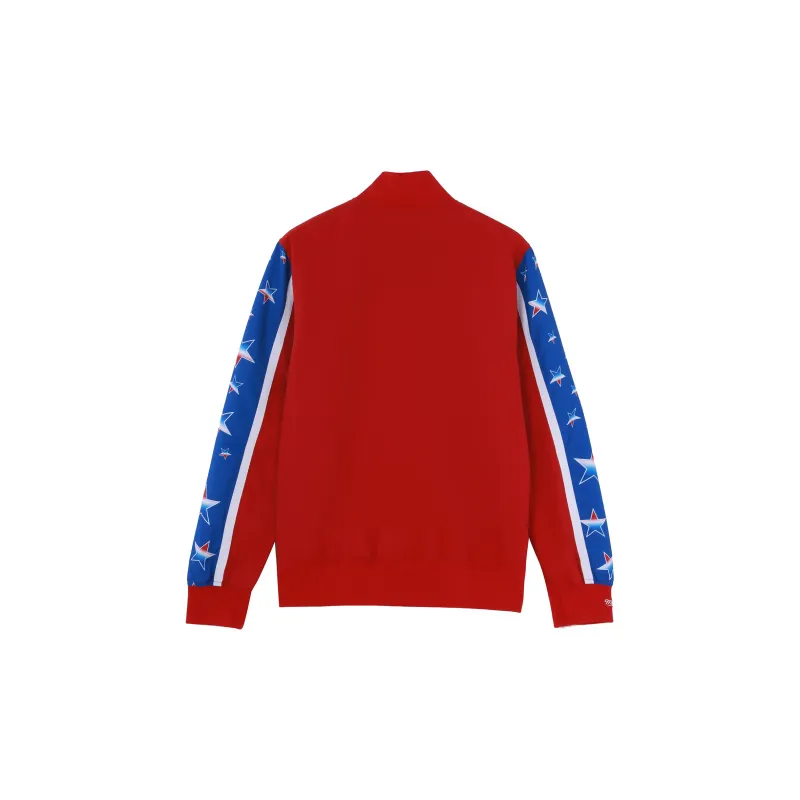 Mitchell Ness Jackets Unisex Red-1