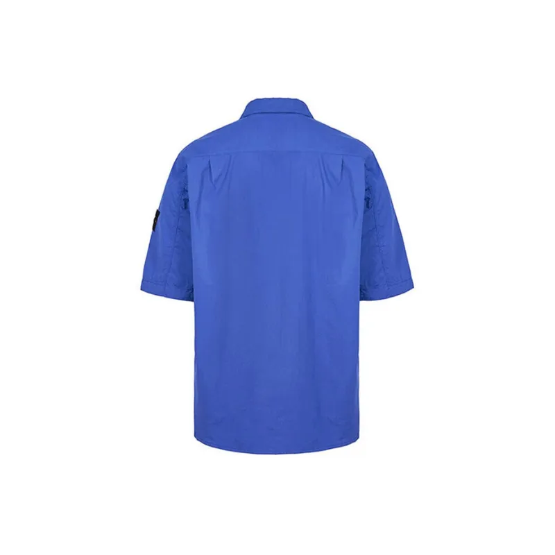STONE ISLAND Shirts Men Blue Purple-1