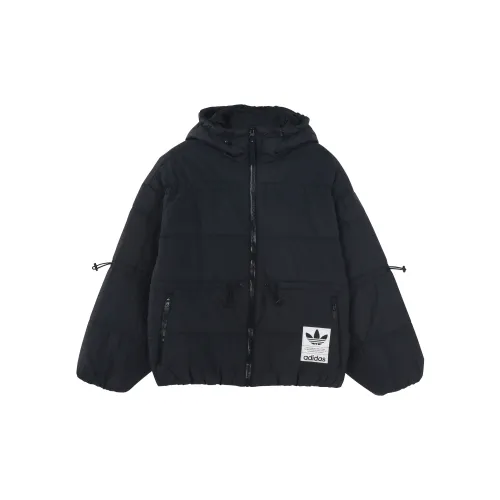 Adidas Originals Clover Series Outfit Puffer Jackets Women's Black