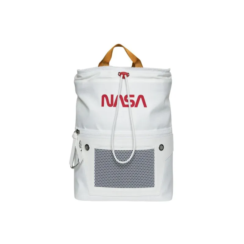 HERON PRESTON NASA Collaboration Fabric Backpack Regular Unisex White-0