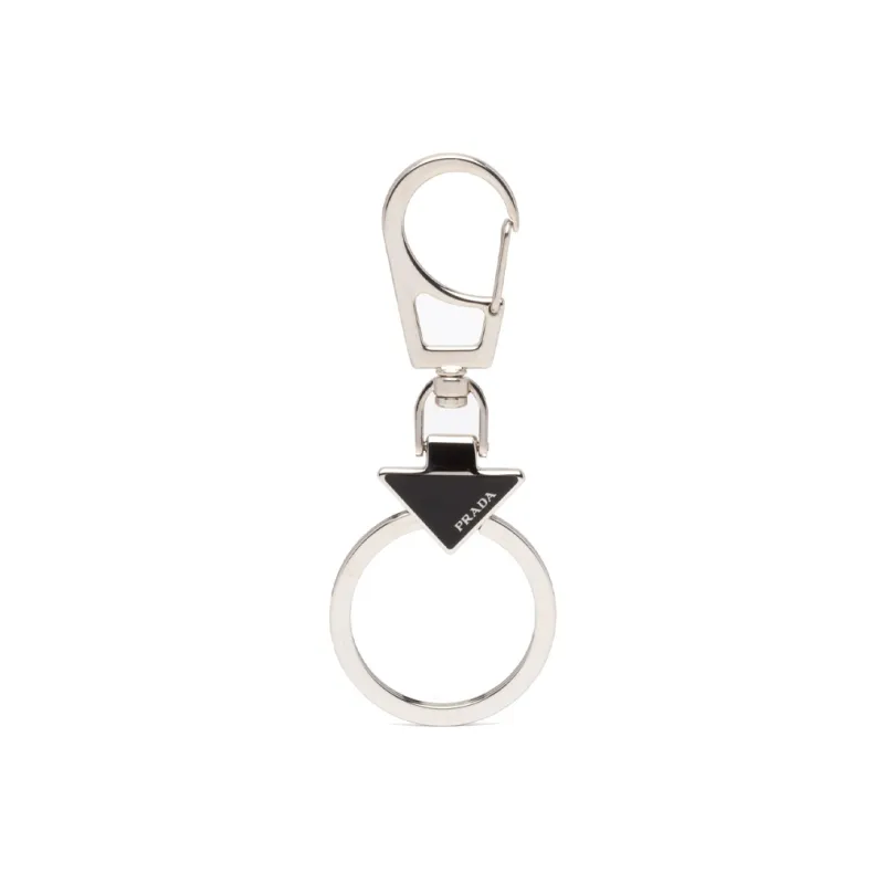 PRADA Keychain Men's Black/Gray-0