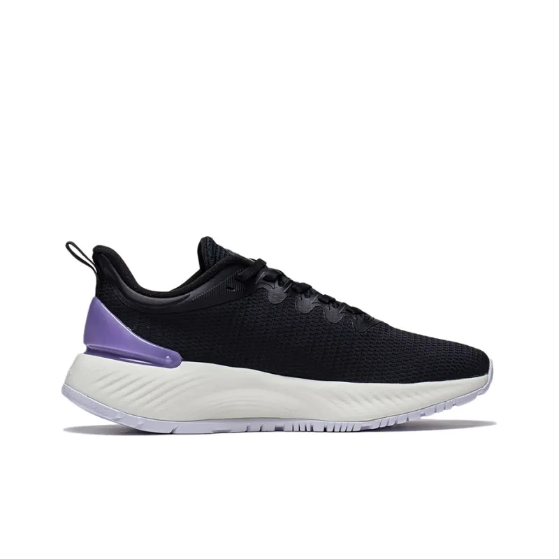 LiNing YueYing Element Anti Slip Wear Resistant Low Top Running Shoes Women's Black-1