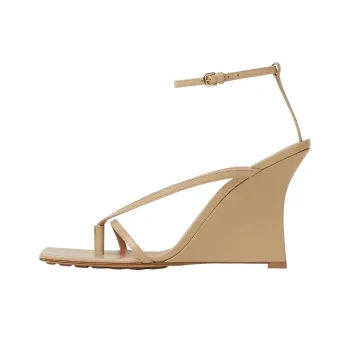 Bottega Veneta Stretch One-Strap Sandals 9cm Women's Beige