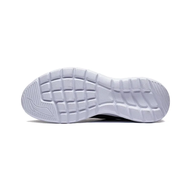 LiNing Feather Cushioning Abrasion Resistant Breathable Low Top Casual Running Shoes Women's Black-6