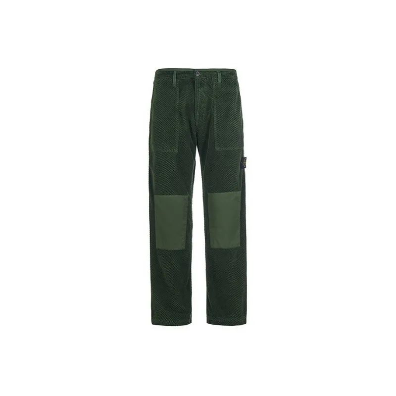 STONE ISLAND Cargo Pants Men's Olive-1