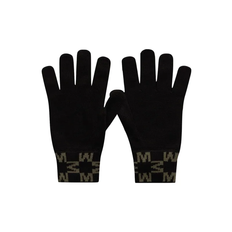 Moncler Knit Gloves Men's Black-0