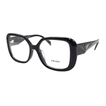 PRADA Plate Frame Square Eyeglass Frames Women's