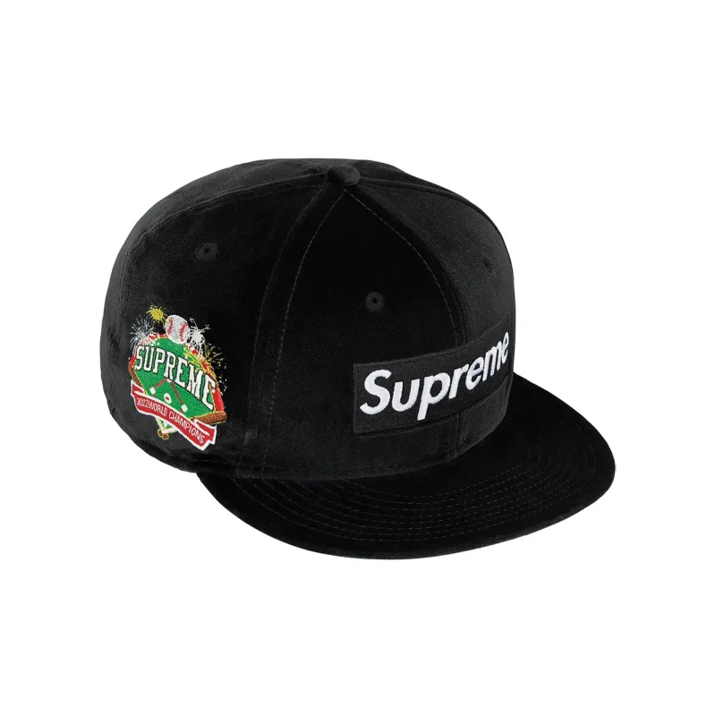 Supreme Velour Box Logo New Era-1
