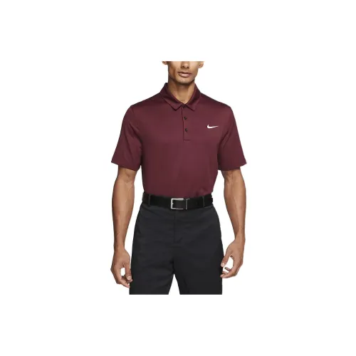 Nike Polo Shirts Men Deep Chestnut