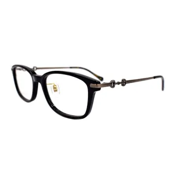GUCCI Plate Frame Rectangular Eyeglass Frames Women's