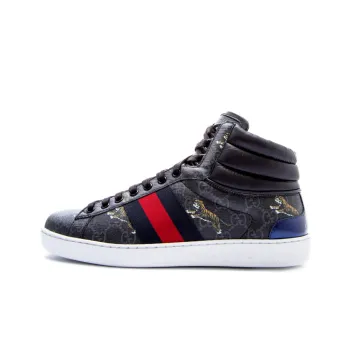 GUCCI Ace Gg High 'Tiger Logo Black'
