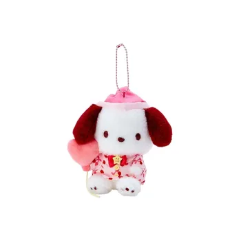 Sanrio Pajamas Home Vacation Collection Pochacco Dolls Plush Pendant 12.5cm Height