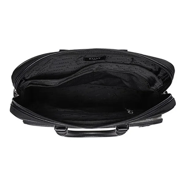 BALLY Fabric Crossbody Bag Briefcase Shoulder Bag Handbag Regular Men's Black-5
