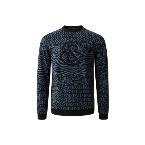 RARE Sweaters Men Blue Black