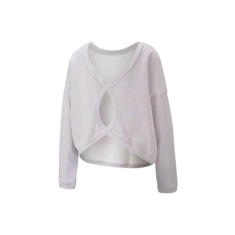 PUMA CREW SWEAT Sweatshirts Women's Light Purple-1
