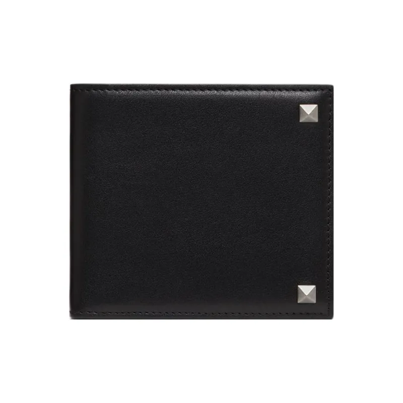 Valentino Cow Leather Wallet Men's Black-0