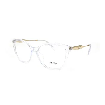 PRADA Plate Frame Butterfly Eyeglass Frames Women's Transparent