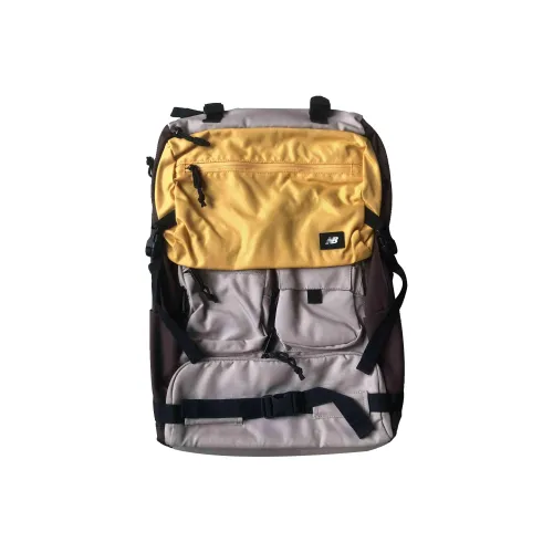 New Balance Fabric Backpack Unisex Khaki/Yellow