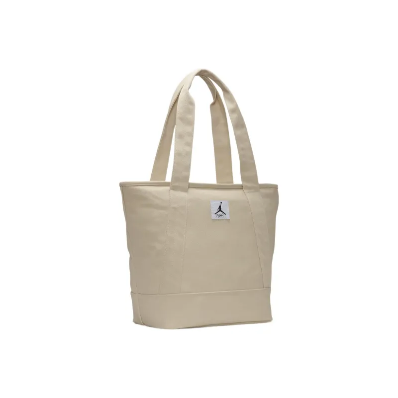 Jordan Polyester Tote Bag Shopping Bag Shoulder Bag Handbag Regular Women's Beige-1