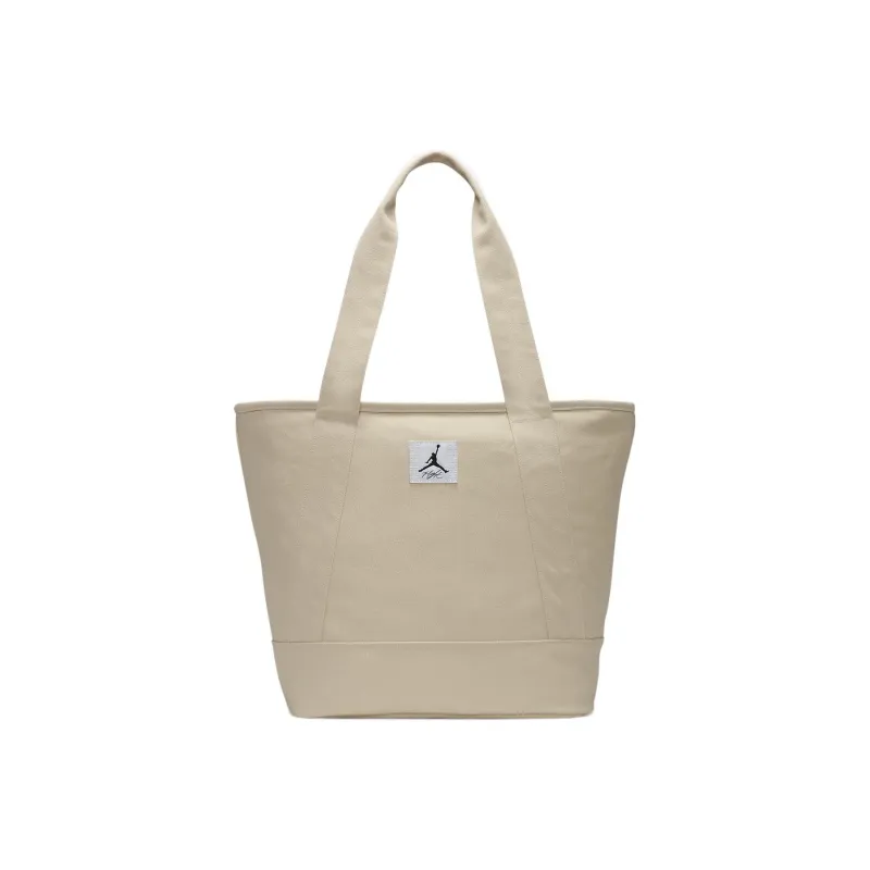 Jordan Polyester Tote Bag Shopping Bag Shoulder Bag Handbag Regular Women's Beige-0