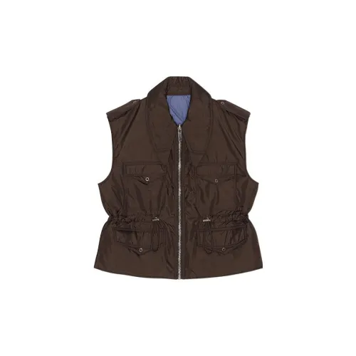 GANNI Vests Women's Brown