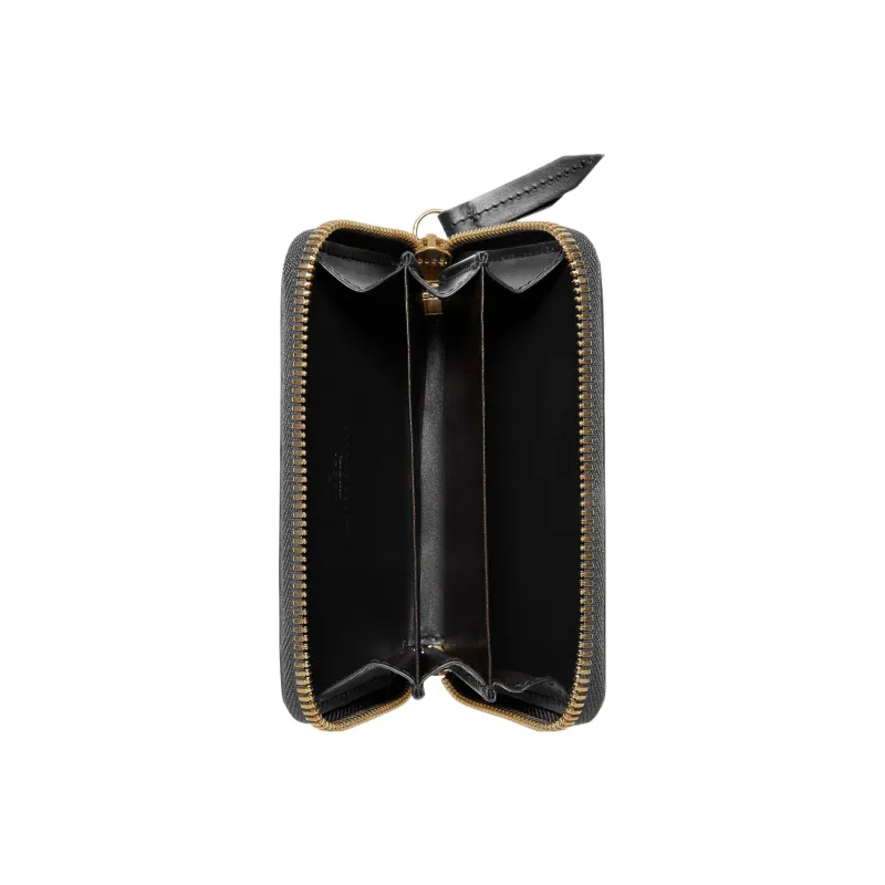 GUCCI Leather Card Holder Card Holder Women's Black-3
