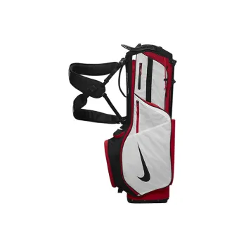 Nike Polyester Golf Bag, Crossbody Bag, Shoulder Bag Regular Unisex Red Black