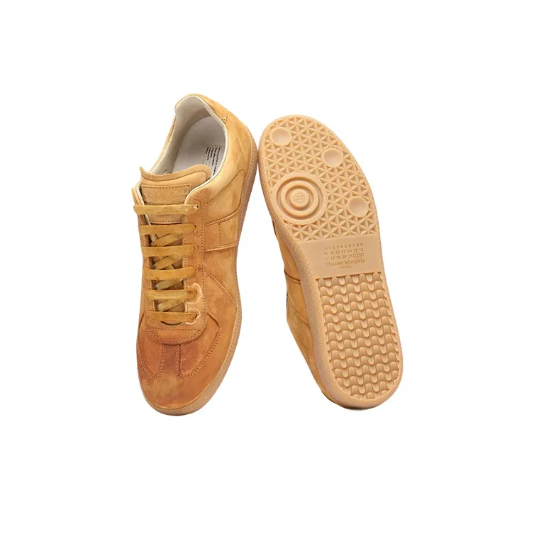 Maison Margiela Replica Low Top Stylish Skateboarding Shoes Women's Orange-4