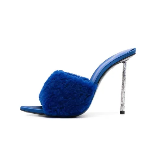 Le Silla Bella 120mm Faux-fur Mules