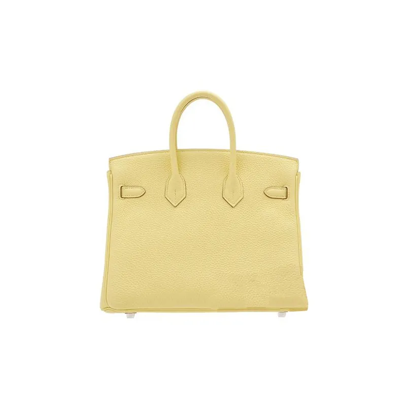 HERMES Birkin Togo Leather Birkin Bag Handbag Regular Women's 1Z Jaune Poussin Chick Yellow-2