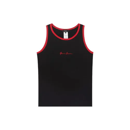 VERSACE Tank Tops Men Black