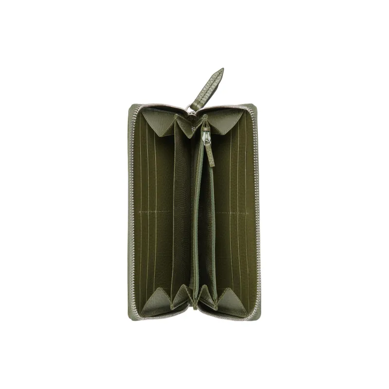 GUCCI Marmont Leather Wallet Women's Forest Green-3