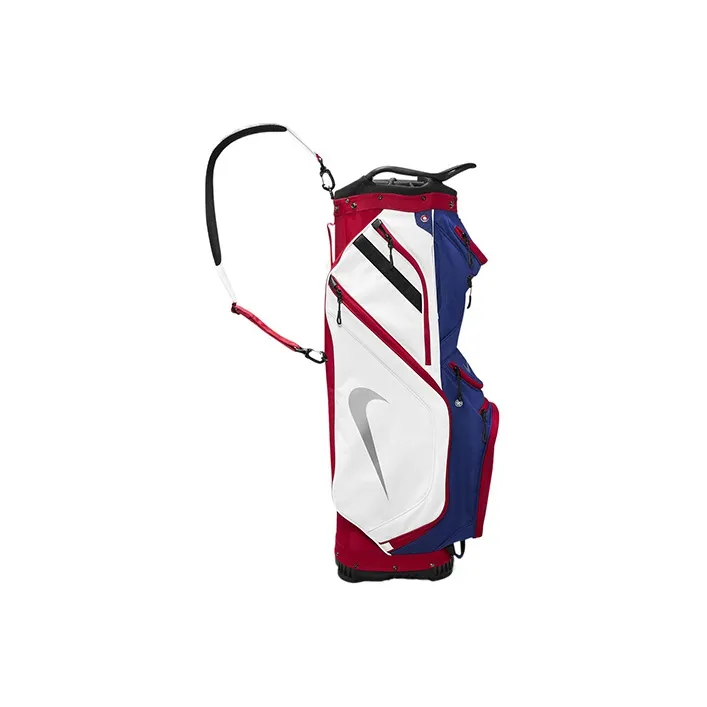 Nike Polyester Golf Bag Shoulder Bag Unisex Red White/Dark Royal Blue-0