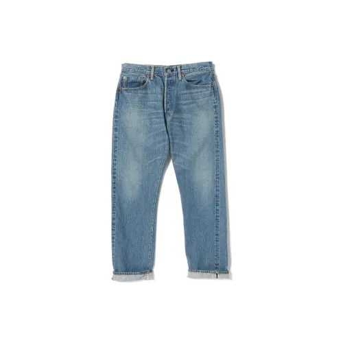 Beams Jeans Men Denim Blue