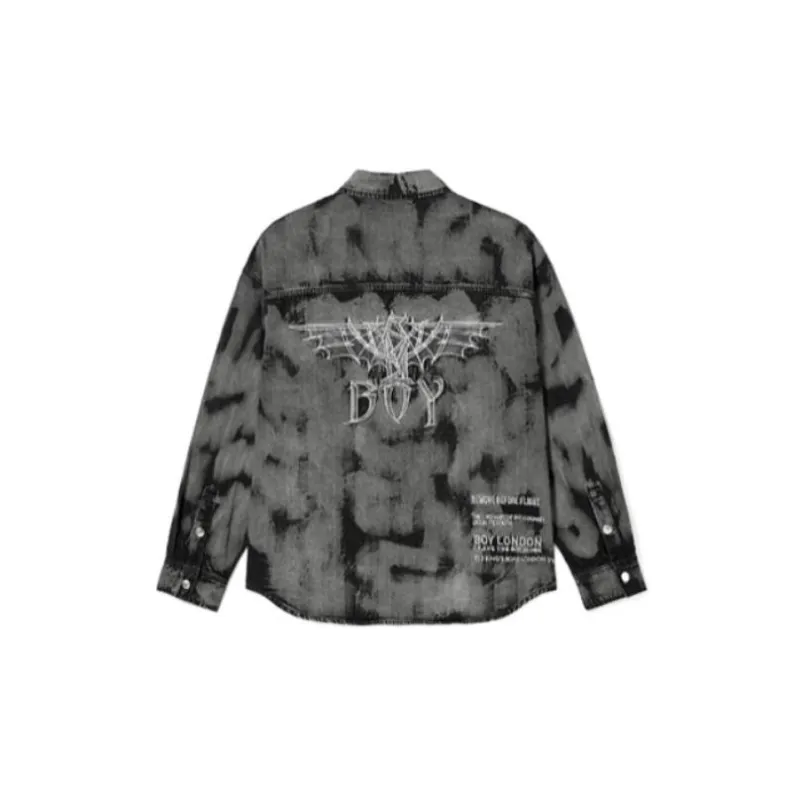 Boy London Denim Jackets Unisex Gray-1