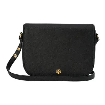 TORY BURCH Emerson Leather Crossbody Bag Shoulder Bag Women's Black